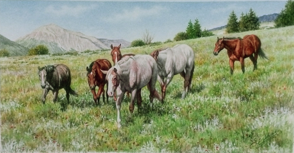 Earl Kuhn Yearlings Frame Size 21 1:2” x 13” Price: $2,800